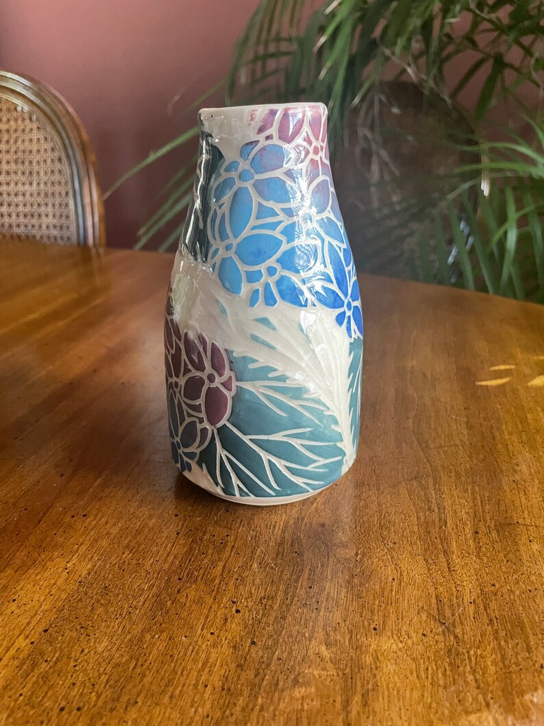 Small Blue Hydrangea Vase image 5