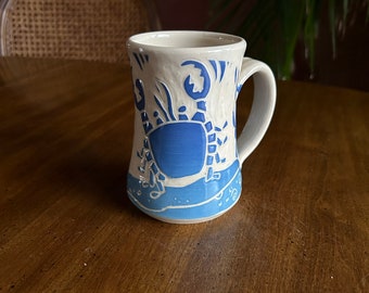 Small Blue Crab Mug