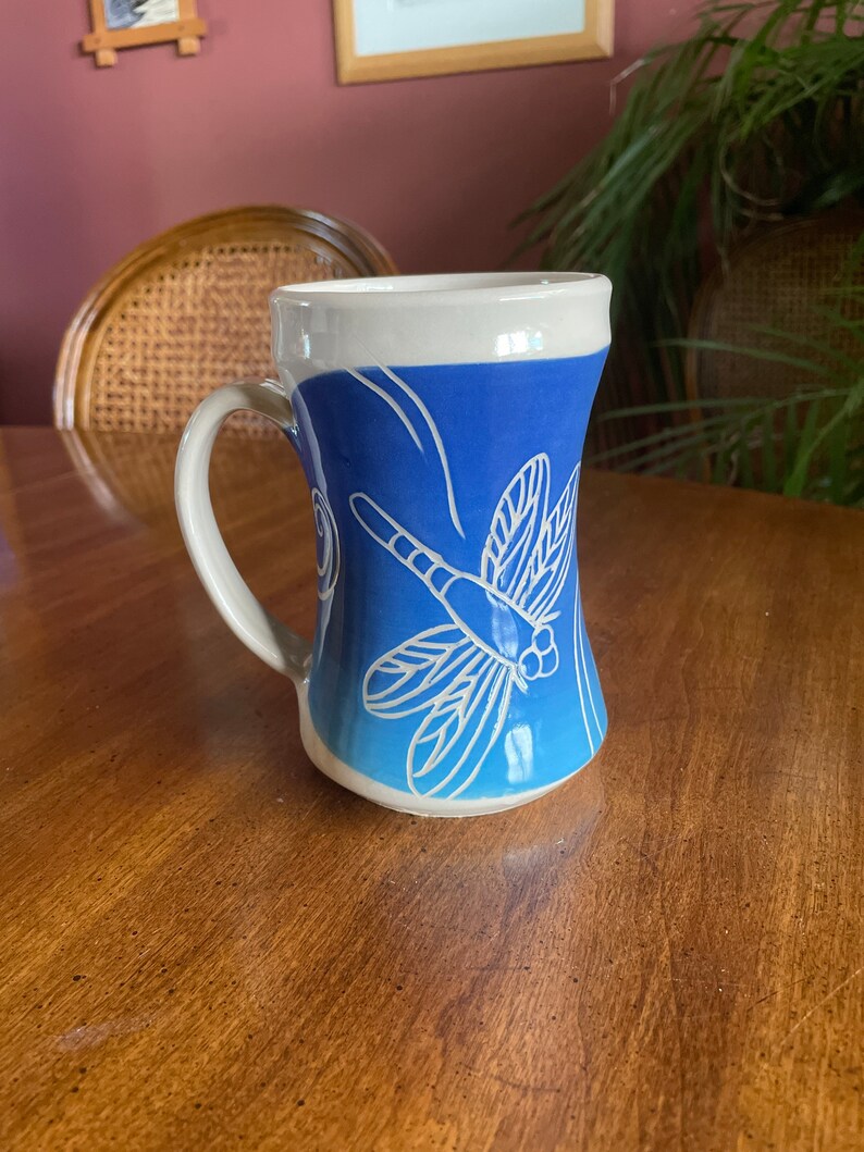 Blue Dragonfly Mug image 4