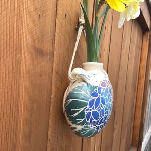 Blue Hydrangea Wall Vase image 3