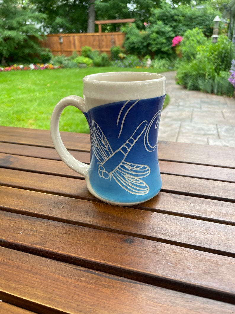 Blue Dragonfly Mug image 5