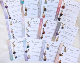 Astrology-Inspired Birthstone Necklace - Meaningful Zodiac Jewelry