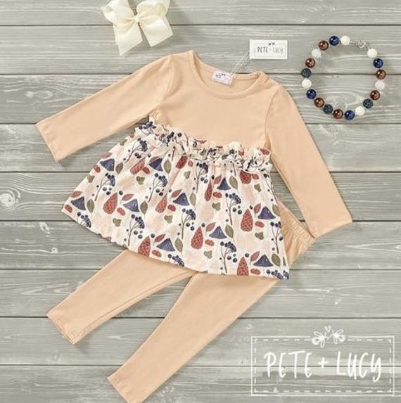 Pete + Lucy Fun in the Forest Legging Set - Size 12-18M