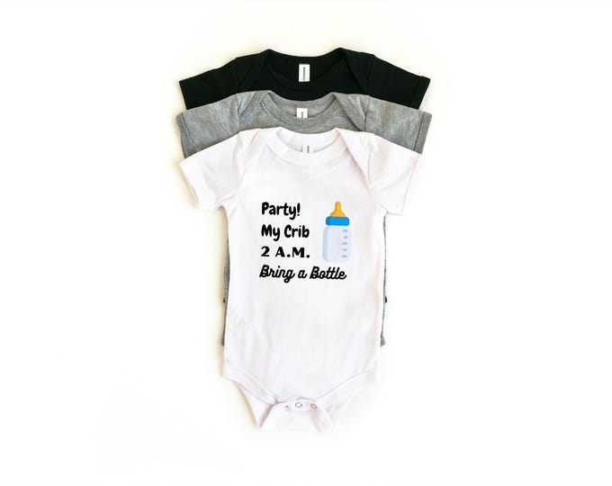 Party at My Crib Baby Bodysuit – 2AM Edition