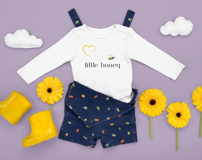 "Little Honey" bodysuit is perfect for baby!