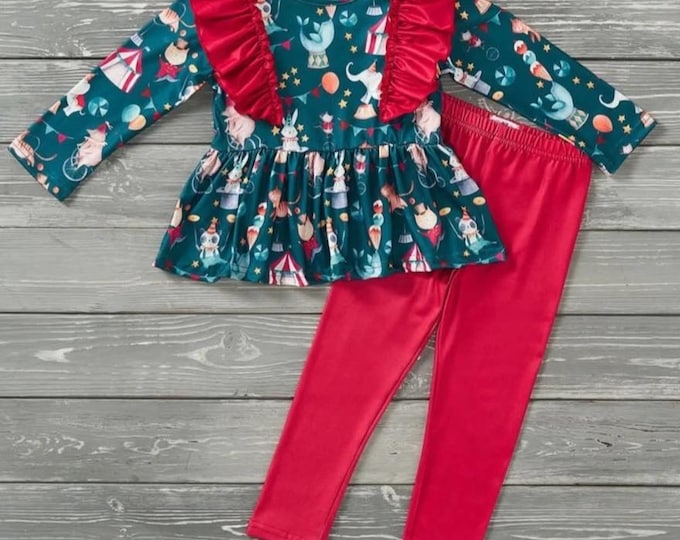 Girls Pete + Lucy Greatest Show Pant Set - Size 5