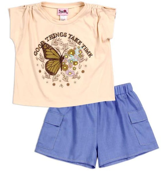 Girls 4-6X 2-Piece Short Set