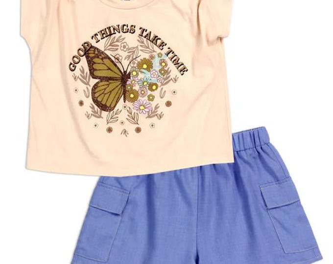 Girls 4-6X 2-Piece Short Set