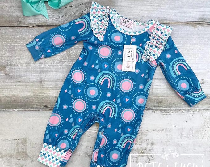 Pete + Lucy Sunshine in my Pocket Romper
