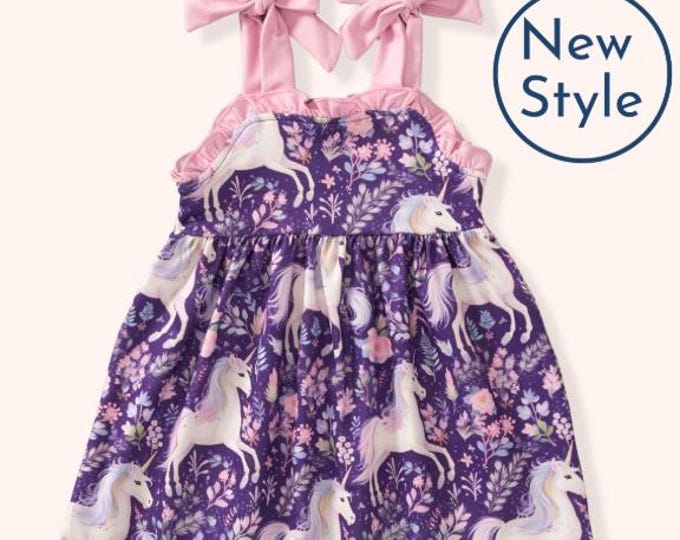 Pete + Lucy Mystical Meadow Toddler Girl Summer Dress