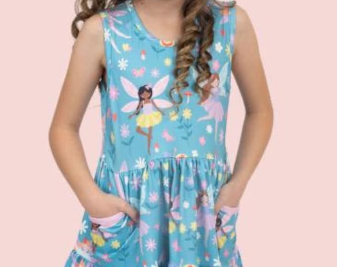 Pete + Lucy Fairyland Toddler Girl Summer Dress