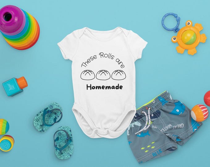 These Rolls Are Homemade Baby Bodysuit