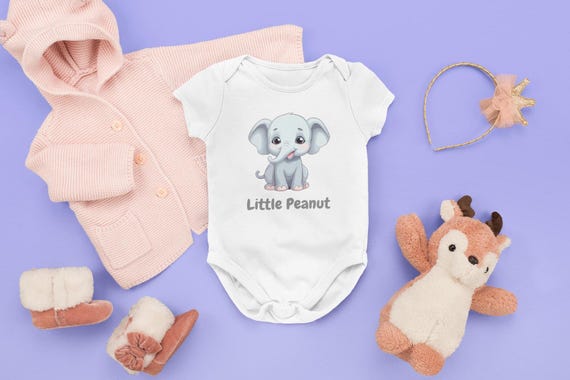 "Little Peanut" bodysuit makes a fun and thoughtful gift!
