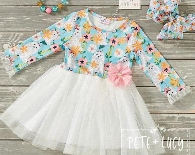 Pete + Lucy Dog Days Tulle Dress - Size 4T