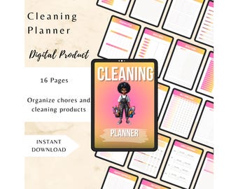 Ultimate Cleaning Planner | Home Reset and Deep Clean Checklist | Chore Organizer
