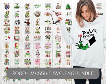 Massive 2000+ Grinch Svg Bundle, The Grinch Svg, Grinch Face Svg, Grinch Svg, Grinch Christmas Svg, Grinch Silhouette, Grinch Png