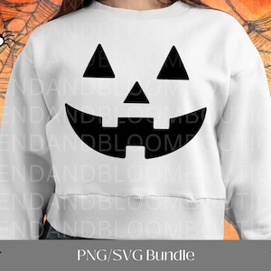 Smiling Pumpkin svg | Jack O Lantern Face svg | Halloween svg bundle | Halloween Decor | Cricut File Sublimation | Instant Digital Download