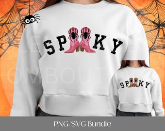 Spooky Cowgirl svg | Halloween Cowgirl Boots svg | Halloween svg | Halloween Decor | Cowgirl boots svg |  | Cowgirl svg  | Cricut File