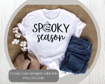 Stagione spettrale in formato Svg, Happy Halloween in formato SVG, Spooky Vibes in formato SVG, Dolcetto o scherzetto in formato SVG, Fall Vibes in formato SVG, Camicia di Halloween in formato SVG, Cricut Cut Files