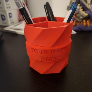 Custom Pen Holder