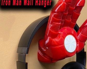 Iron Man Inspired Wall Hook: Headphone, Backpack, Towel Hanger