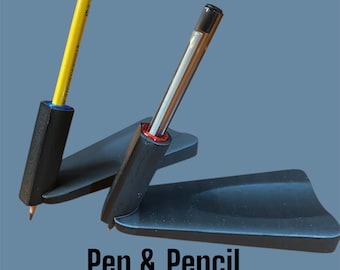 Pen & Pencil Skate – Glide-On Writing Aid for Weak Grip or Arthritis (Set of 2)