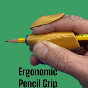 Ergonomic Pencil Grip | Drawing Aid for Sketching & Coloring | Artist Tool Eases Hand Fatigue | Great for Arthritis or other Hand Soreness