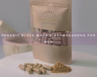 Organic Black Maca and Ashwagandha FOR MEN