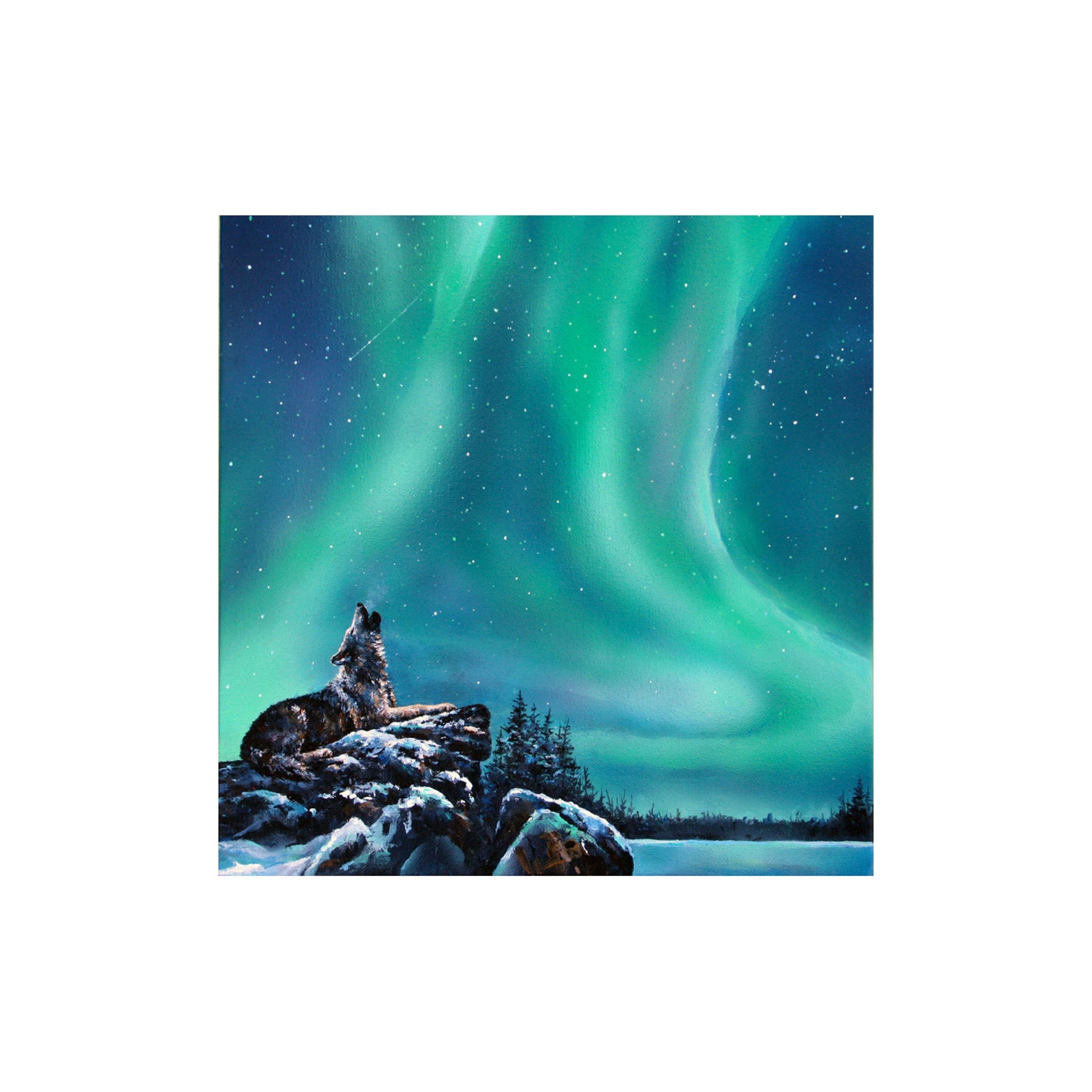 Wolf Wall Fine Art Print Northern Lights Galaxy Art Space Art Etsy Israel Wolf Wall Fine Art Print Northern Lights Galaxy Art Space Art Etsy Israel
