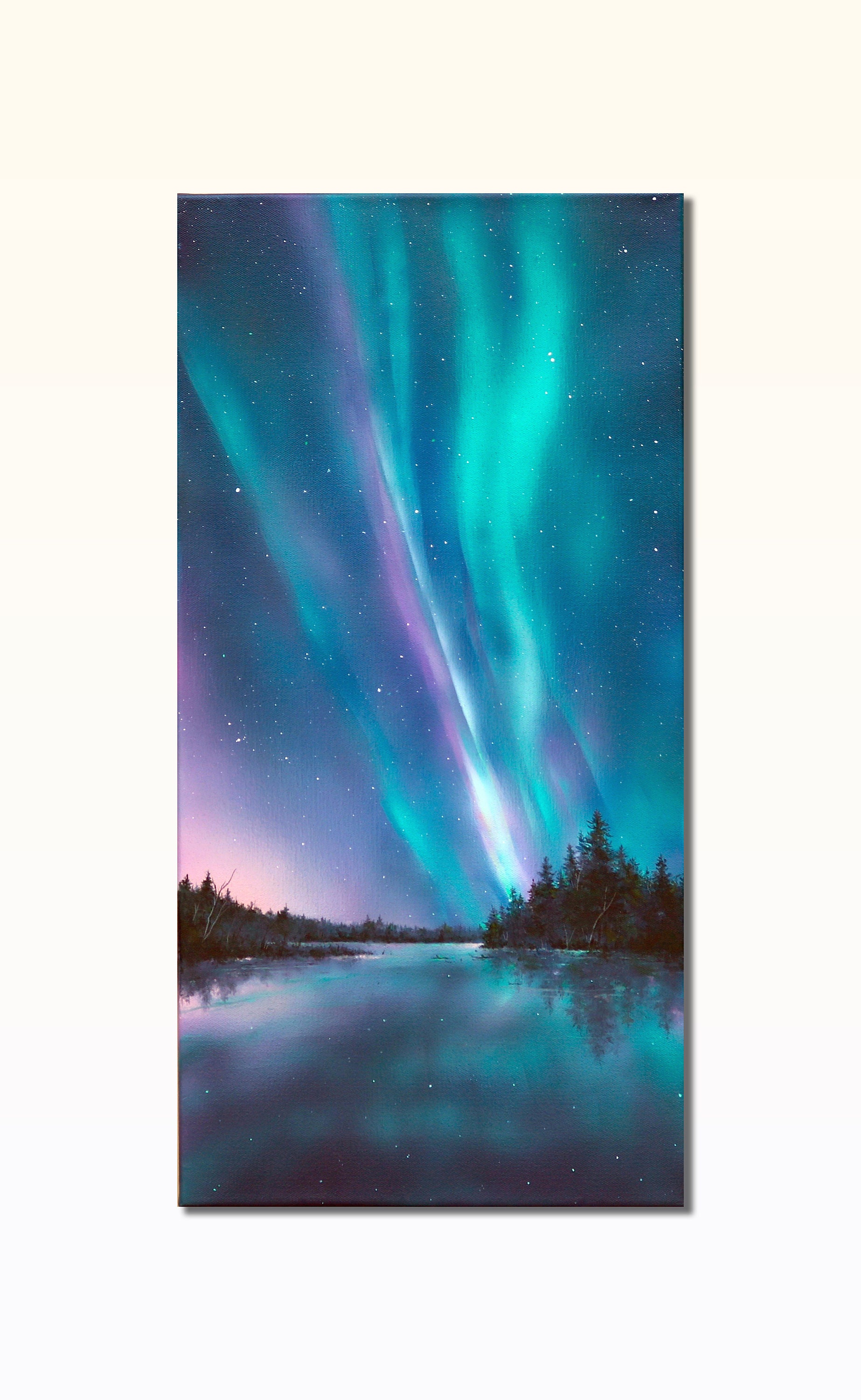 Northern Lights Fine Art Print Aurora Borealis Space Wall Art Etsy