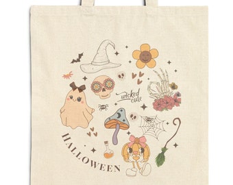 Halloween Trick or Treat Bag,  ,Halloween Tote bag,  trick or treat bag, Gift bag, Halloween bag for kids , Halloween bag for teens