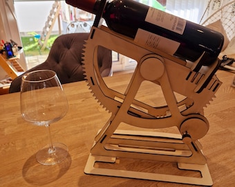 Laser_Cut Wine Rack_DXF_SVG, download digital, Vinho