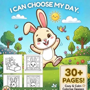 Printable Coloring Book for Kids | Growth Mindset & Emotional Learning Activity | 30+ Pages | Proactive Kids Printable