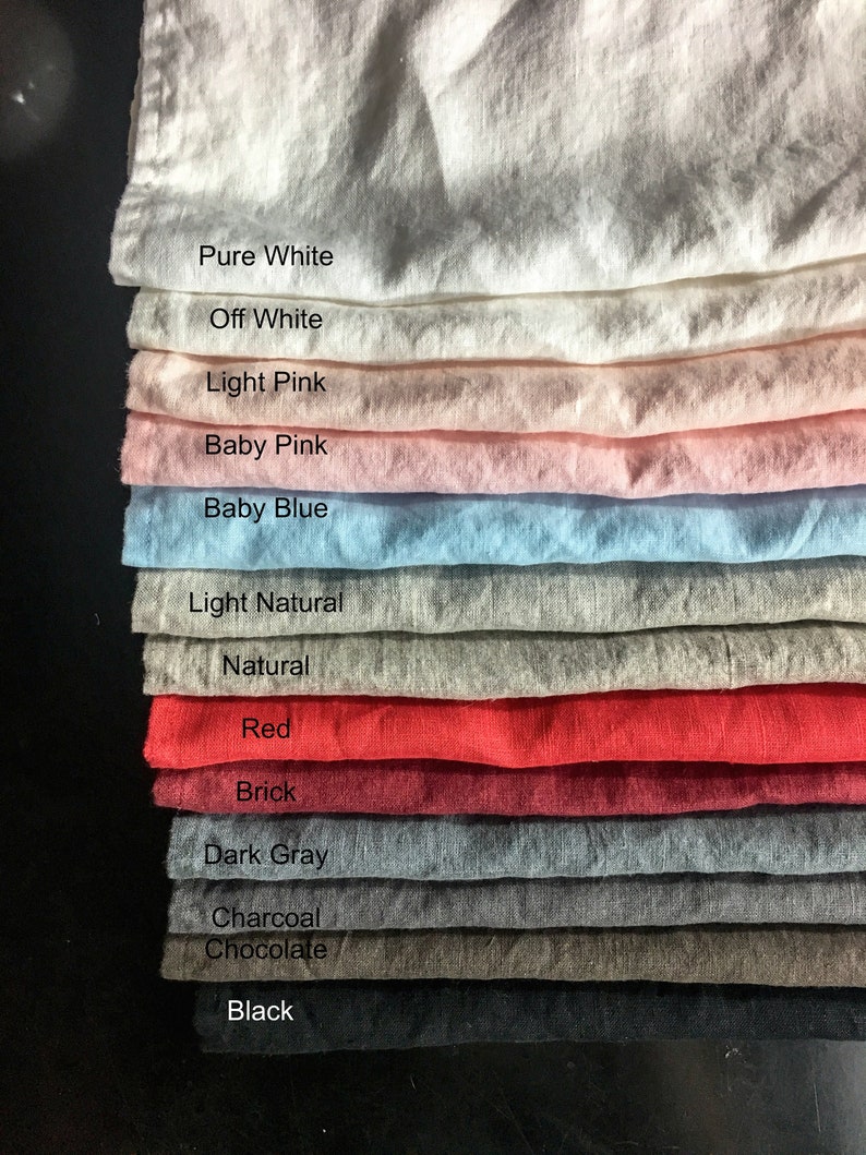 2 panels Rod pocket top...A pair of linen curtain panels...
