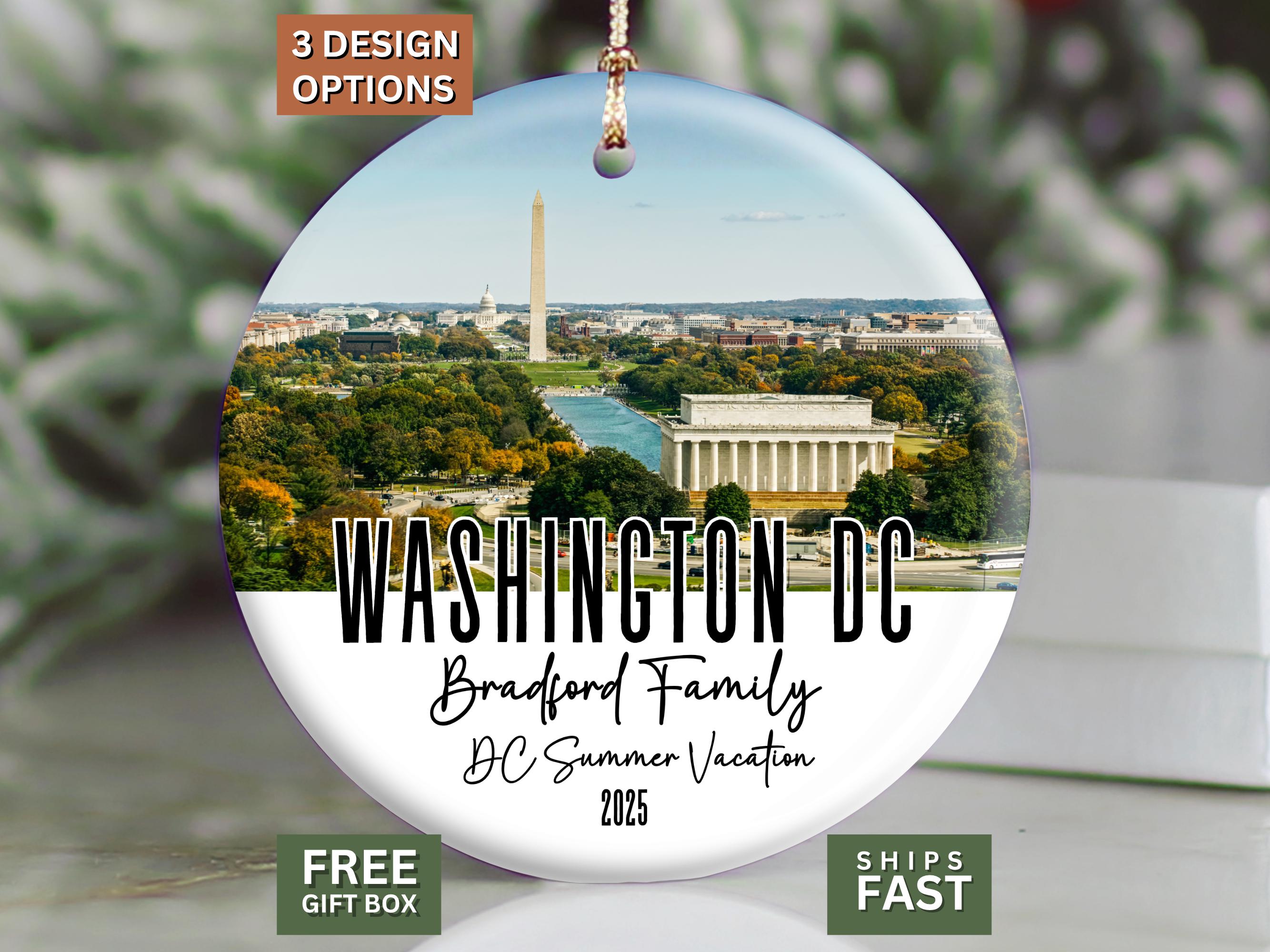 Fanion Feutre Washington D.C. Vintage - Souvenir De Voyage (Années 25) - Neuf