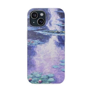 Claude Monet Art Prints Painting Phone Case, Vintage oil Paintings Gift Abstract iPhone Case, Classic Artist Fine Art iPhone & Samsung