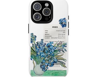 Van Gogh iPhone Case: Vintage Floral Art, Boho Oil Painting