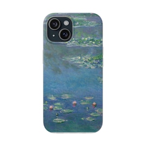 Claude Monet Art Prints Painting Phone Case, Vintage oil Paintings Gift Abstract iPhone Case, Classic Artist Fine Art iPhone & Samsung
