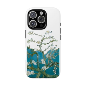 Van Gogh Art Vintage Oil Print Aesthetic iPhone Case, Floral Flower Unique Art Cell Phone Case, Boho Retro oil Painting Phone Cover