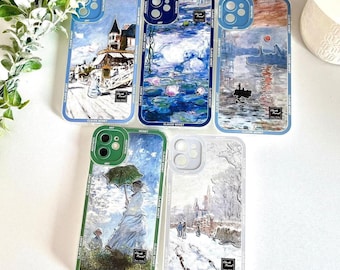 Monet Art iPhone Case, Vintage Painting, Floral Phone Cover
