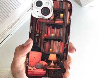 Phone Cases Bookish, Bookself Books Reading Witchy Fairy Phone Cover,  For iPhone & Samsung