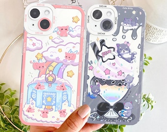 Cute Kitty Design Kawaii Gift for Her Anime Pet Lovers Phone Case for ...