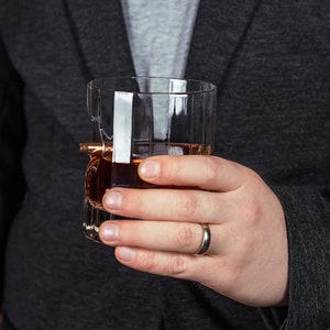 Whiskyglas, individuelles Geschenk für Opa - 50. Geburtstagsgeschenk, Kugelglas, Holz personalisierte Box Geschenk