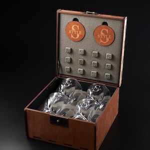 Benutzerdefinierte Whiskyglas-Set, Whisky-Liebhaber-Geschenkset, Trauzeugen Geschenk, Geschenk für ihn, Bourbon Scotch Geschenk, personalisierte Gläser