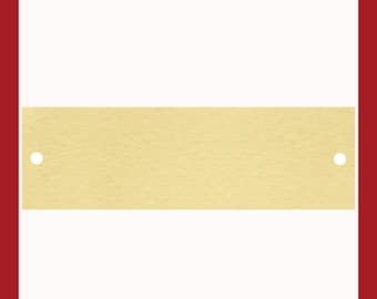 3.125" x 1" | Satin Brass Perpetual Plate