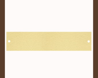 4.50" x 1" | Satin Brass Perpetual Plate