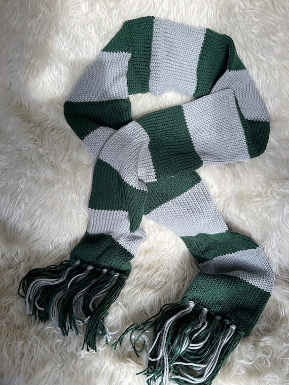 Gryffindor Scarf Pattern Slytherin Scarf Colours Yarn Harry Potter