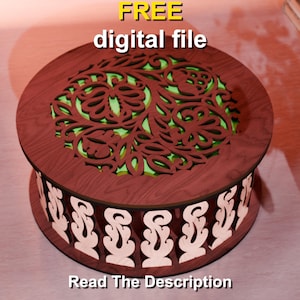 Gift/Tea Box Laser Cut File (Digital Download)