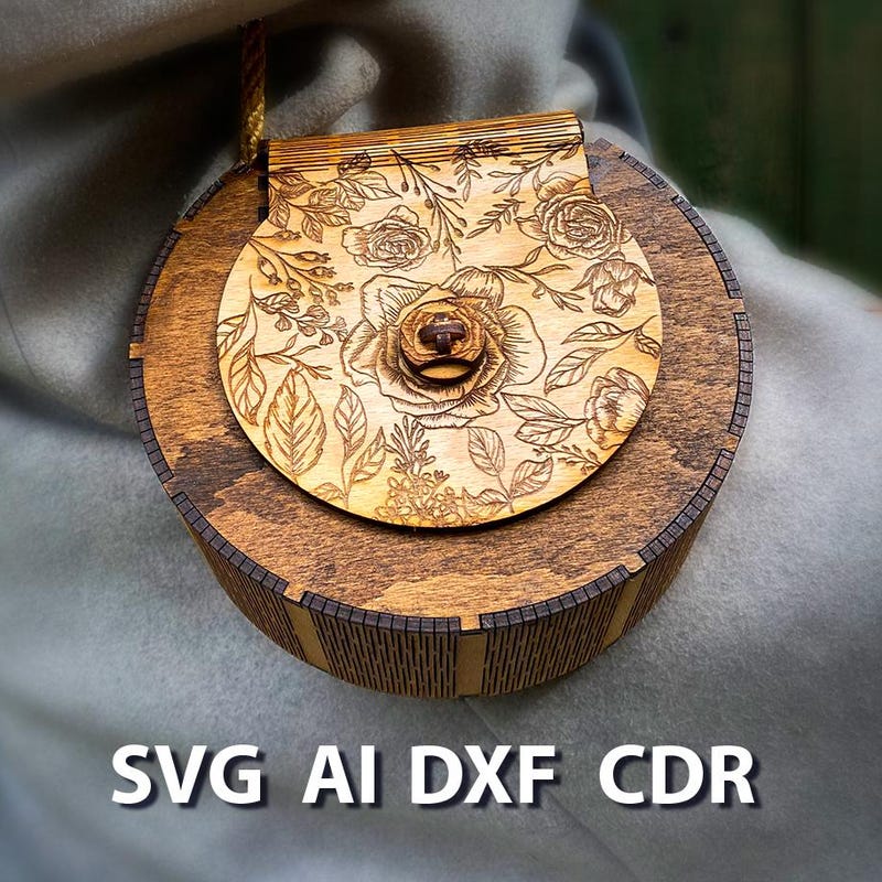 Laser Mini Purse Template - Etsy