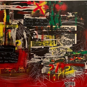 Abstract art painting
